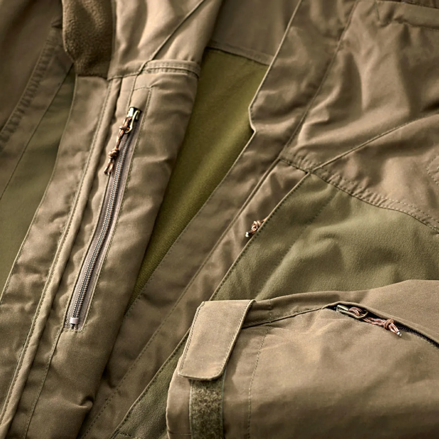 Clearance Fjällräven Lappland Hybrid Jacket M Herren (Dark Olive) Outdoor- & Angel-Jacken