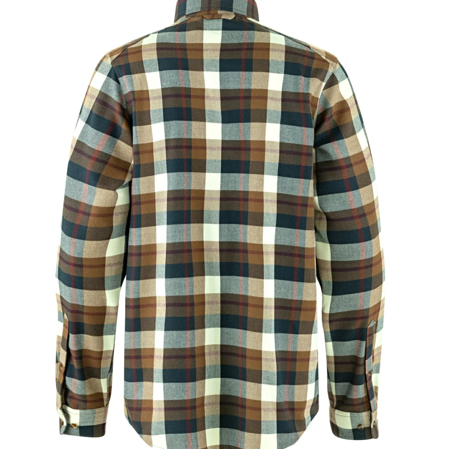 Sale Fjällräven Singi Fjällglim Shirt M Herren (Wood Brown-Chalk White) Outdoor- & Angelhemden