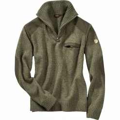 Best Fjällräven Sörmland Koster Sweater M Herren (Dark Olive) Angelpullover & -Strickjacken