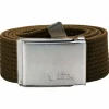Fju00e4llru00e4ven Fjällräven Travel Canvas Belt (Dark Olive)< Outdoor- & Angel-Gürtel