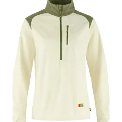Sale Fjällräven Vardag Lite Fleece W Damen (Chalk White/Light Olive) Damen Damen Angelshirts & -Oberteile