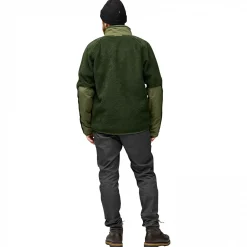 Fju00e4llru00e4ven Fjällräven Vardag Pile Jacket M Herren (Deep Forest-Laurel Green)< Outdoor- & Angel-Jacken