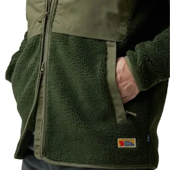 Fju00e4llru00e4ven Fjällräven Vardag Pile Jacket M Herren (Deep Forest-Laurel Green)< Outdoor- & Angel-Jacken
