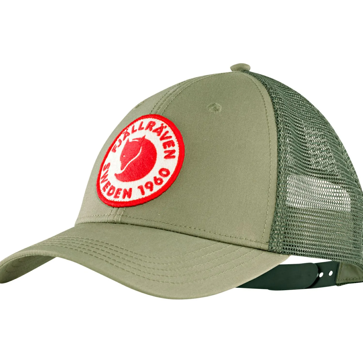 Fju00e4llru00e4ven Fjällräven Övik 1960 Logo Långtradarkeps (Green)< Outdoor- & Angel-Kappen
