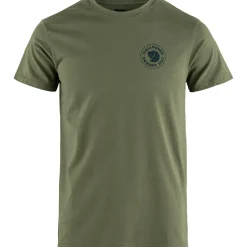 Fju00e4llru00e4ven Fjällräven Övik 1960 Logo T-Shirt M Herren (Laurel Green)< Angelshirts & Angel-Oberteile