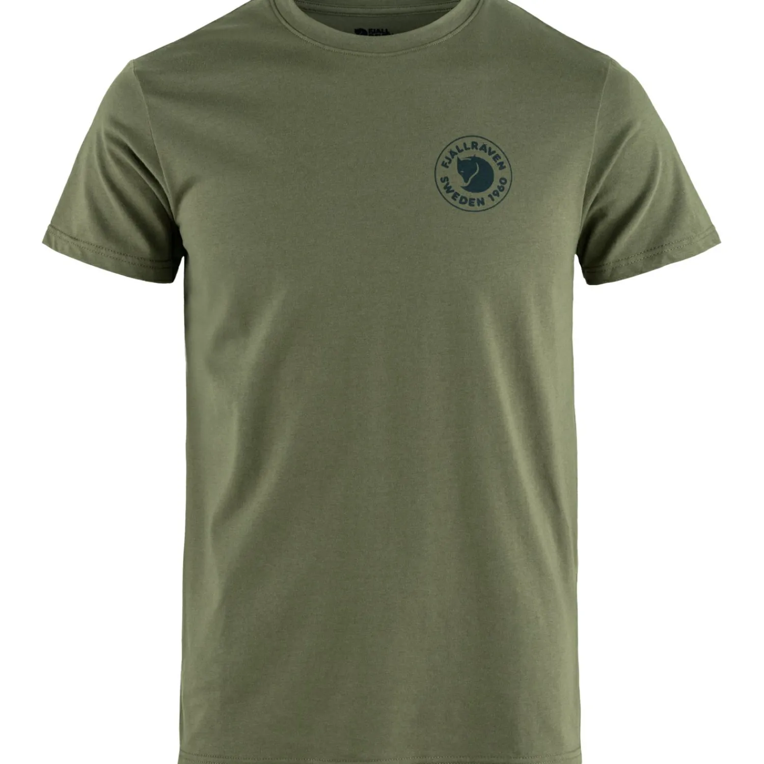 Fju00e4llru00e4ven Fjällräven Övik 1960 Logo T-Shirt M Herren (Laurel Green)< Angelshirts & Angel-Oberteile