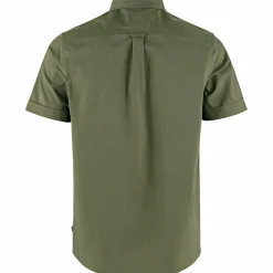 Fju00e4llru00e4ven Fjällräven Övik Air Stretch SS Shirt M Herren (Laurel Green)< Outdoor- & Angelhemden