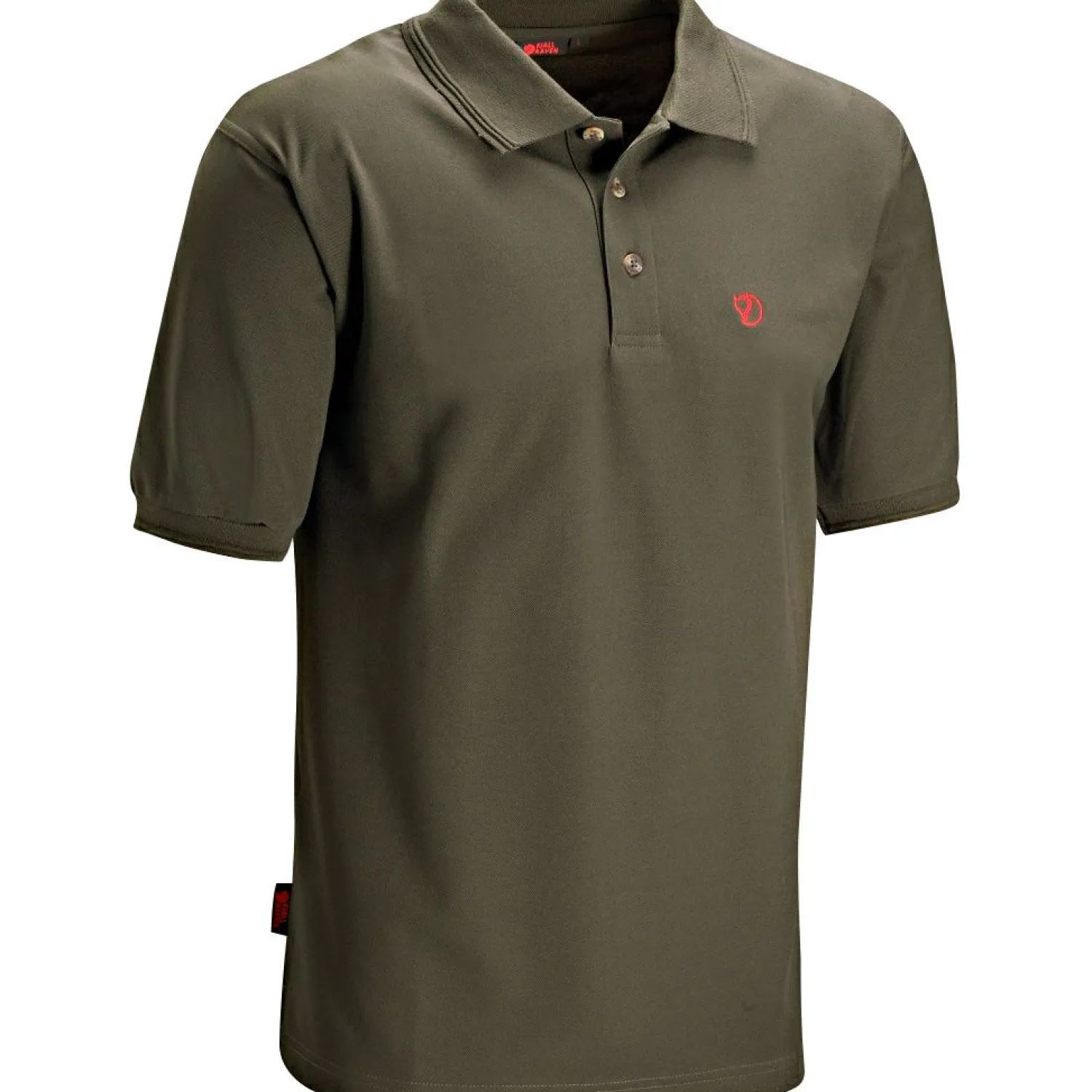 Fju00e4llru00e4ven Fjällräven Övik Crowley Pique Shirt M Herren (Dark Olive)< Angel-Poloshirts & Langarmshirts