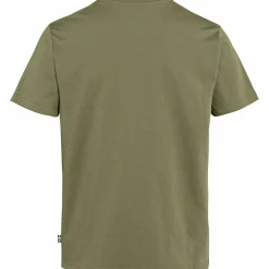Fjällräven Övik Fox Boxy Logo Tee W Damen (Green) Damen Damen Angelshirts & -Oberteile