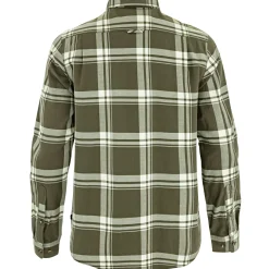 Fju00e4llru00e4ven Fjällräven Övik Lite Flannel Shirt M Herren (Laurel Green-Chalk White)< Outdoor- & Angelhemden