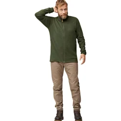 Fju00e4llru00e4ven Fjällräven Övik Lite Fleecejacket M Herren (Deep Forest)< Outdoor- & Angel-Jacken