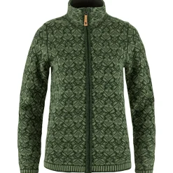 Fju00e4llru00e4ven Fjällräven Övik Snow Cardigan W Damen (Deep Forest)<Damen Damen Angeljacken & -Westen