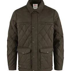 Hot Fjällräven Övik Wool Padded Jacket M Herren (Dark Olive) Outdoor- & Angel-Jacken