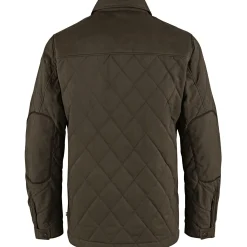 Hot Fjällräven Övik Wool Padded Jacket M Herren (Dark Olive) Outdoor- & Angel-Jacken