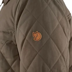 Hot Fjällräven Övik Wool Padded Jacket M Herren (Dark Olive) Outdoor- & Angel-Jacken