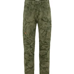 Hot Fjällräven Värmland Barents Pro Hydratic Trs M Herren (Green Camo-Deep Forest) Outdoor- & Angler-Cargohosen