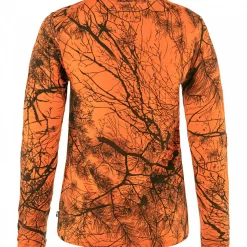 Online Fjällräven Värmland Wool LS W Damen (Orange Multi Camo) Damen Damen Angelshirts & -Oberteile