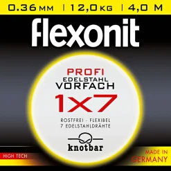 Flexonit Stahlvorfach< Raubfischangeln-Zubehör|Angelvorfächer & Beifänger