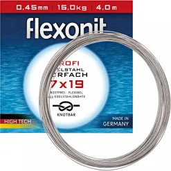 Flexonit Stahlvorfach 7x19< Angelvorfächer & Beifänger|Raubfischangeln-Zubehör