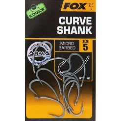 Fox Angelhaken Edges Curve Short Hooks X10< Angelhaken|Karpfenangeln-Zubehör