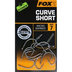 Fox Angelhaken Edges Curve Short Hooks X10< Angelbleie