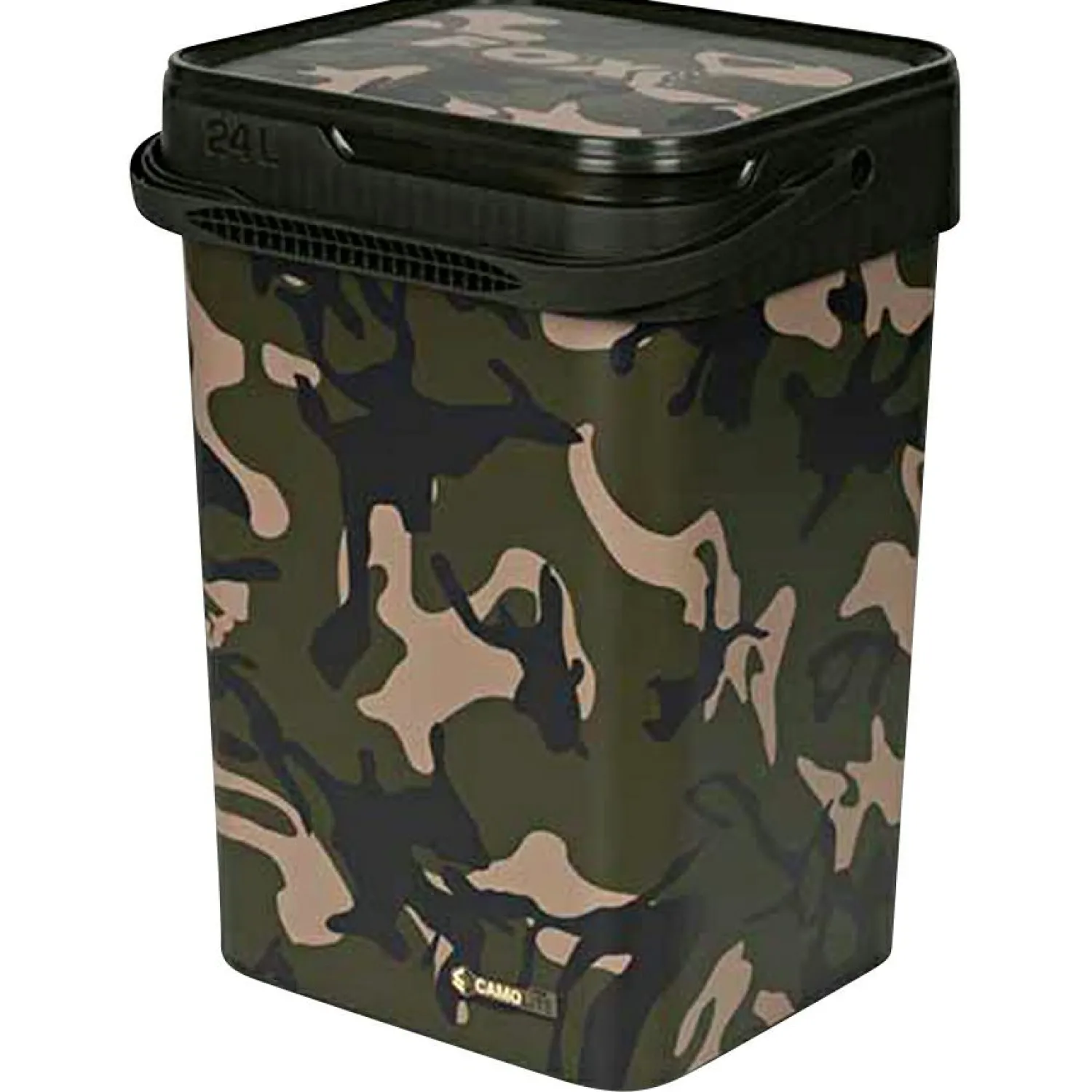Fox Camo Bucket< Angelkoffer & Angelboxen ·Futtereimer