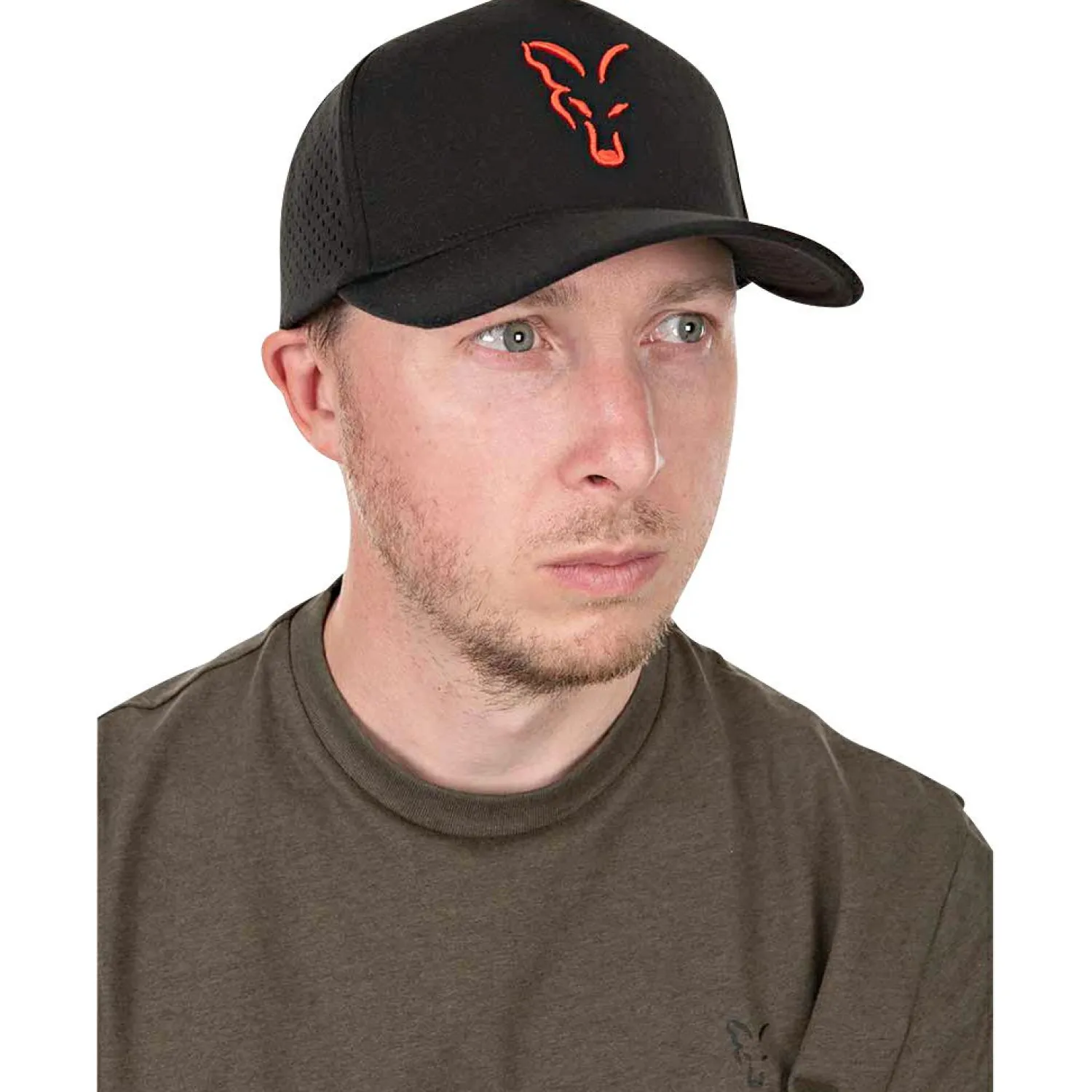 Fox Collection Baseball Cap (Black/Orange)< Anglerhüte & Anglermützen