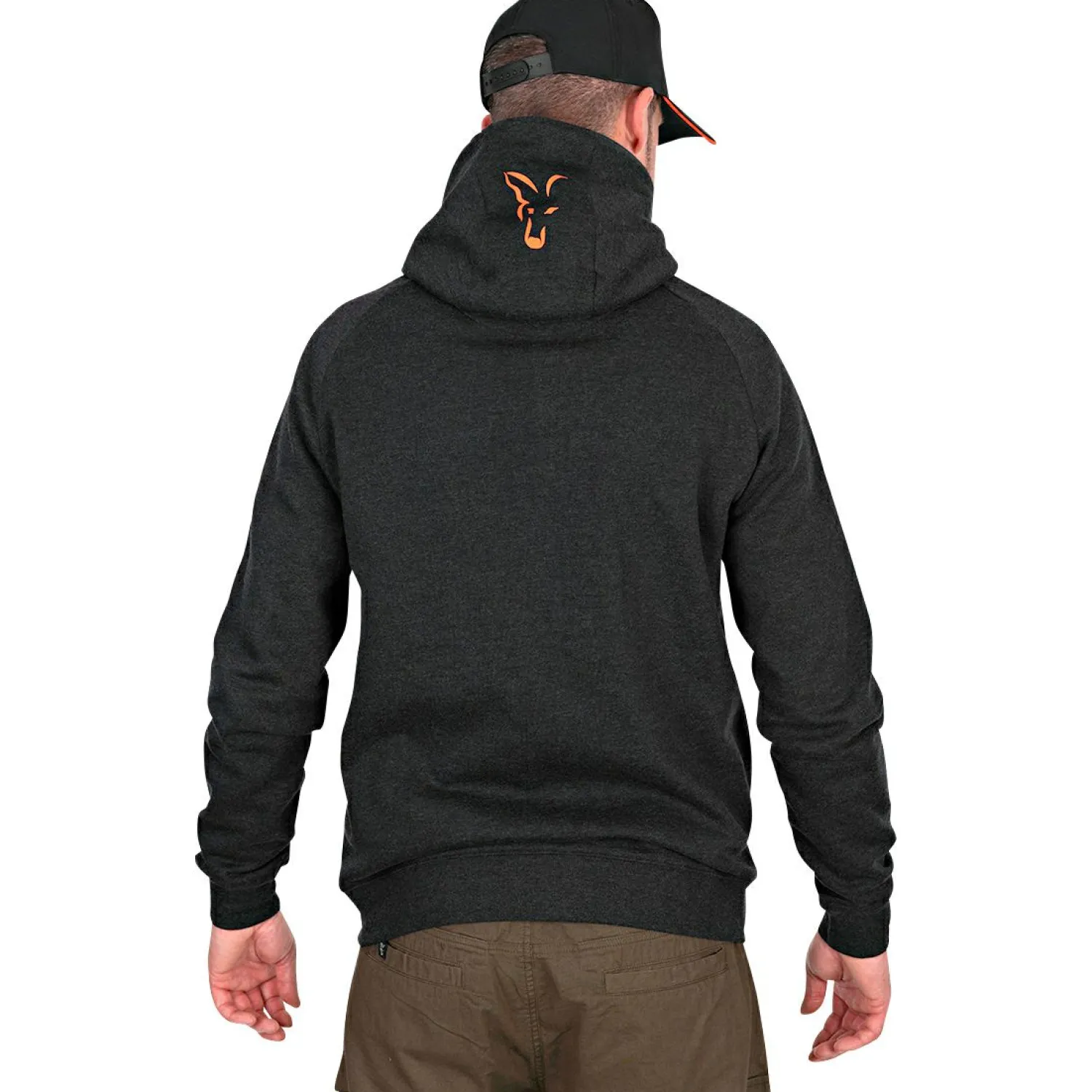 Clearance Collection LW Hoody Herren (Black/Orange) Angelpullover & -Strickjacken