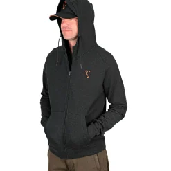 Clearance Collection LW Hoody Herren (Black/Orange) Angelpullover & -Strickjacken