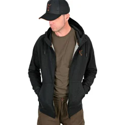 Clearance Collection LW Hoody Herren (Black/Orange) Angelpullover & -Strickjacken