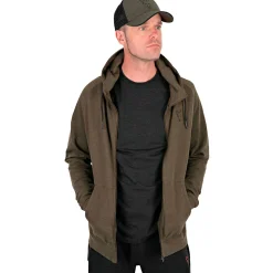 Fox Collection LW Hoody Herren (Green/Black)< Angelpullover & -Strickjacken
