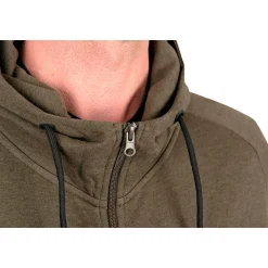 Fox Collection LW Hoody Herren (Green/Black)< Angelpullover & -Strickjacken