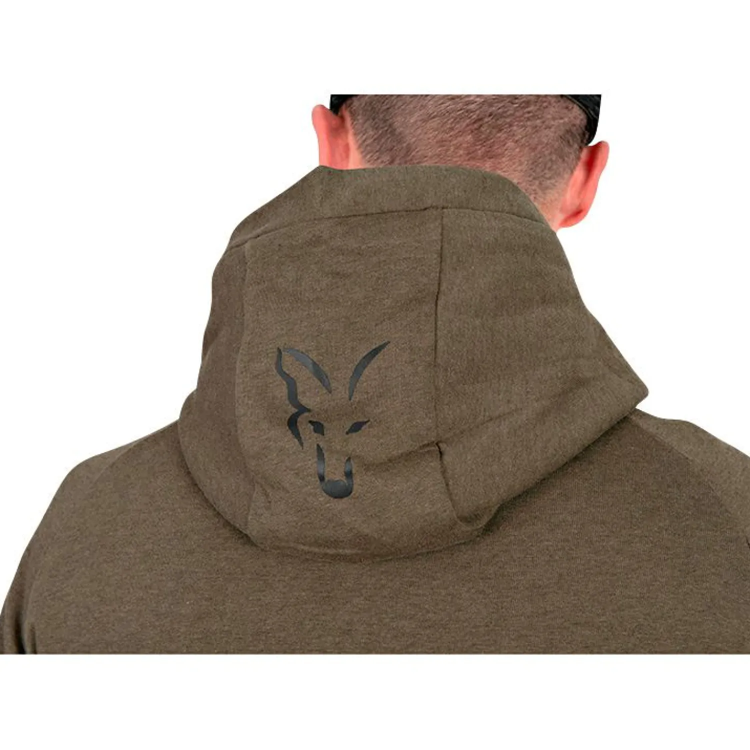 Fox Collection LW Hoody Herren (Green/Black)< Angelpullover & -Strickjacken
