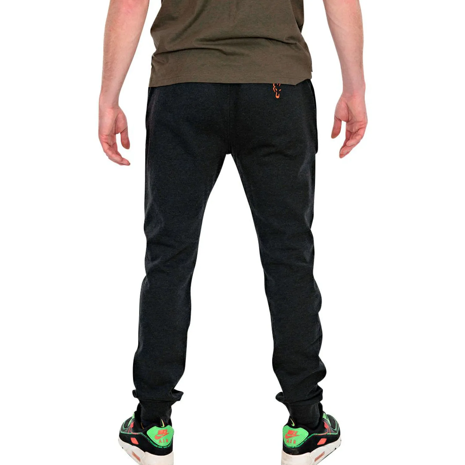 Fox Collection LW Jogger Herren (Black/Orange)< Outdoor- & Angler-Cargohosen