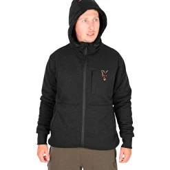 Fox Collection Sherpa Jacket Herren (Black/Orange)< Outdoor- & Angel-Jacken