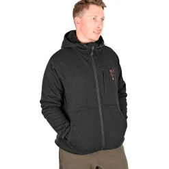 Fox Collection Sherpa Jacket Herren (Black/Orange)< Outdoor- & Angel-Jacken