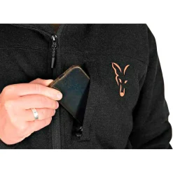 Fox Collection Sherpa Jacket Herren (Black/Orange)< Outdoor- & Angel-Jacken