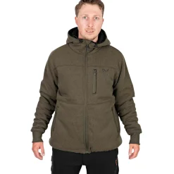 Fox Collection Sherpa Jacket Herren (Green/Black)< Outdoor- & Angel-Jacken