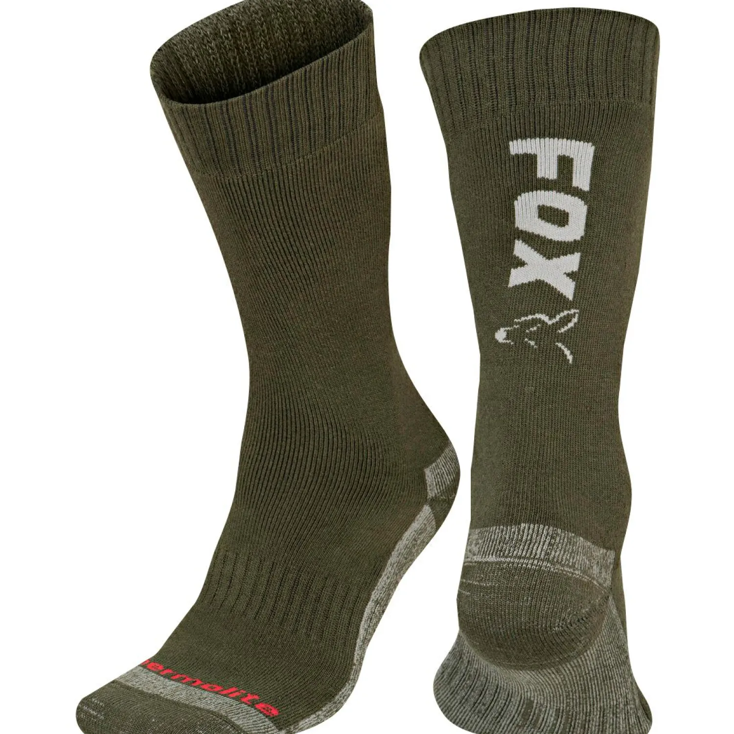 Discount Fox Collection Thermolite Long Socks (Green/Silver) Outdoor- & Angel-Socken