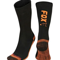 Fox Carp Fox Collection Thermolite Long Socks (Black/Orange)< Outdoor- & Angel-Socken