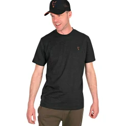 Fox Collection T-Shirt Herren (Black/Orange)< Angelshirts & Angel-Oberteile