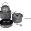 New Cookware 4 Piece Deluxe Cook Set Campinggeschirr, Campingbesteck & Campingtöpfe
