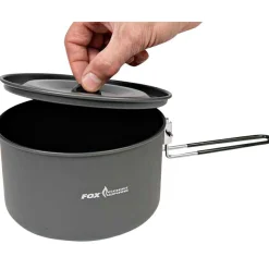 New Cookware 4 Piece Deluxe Cook Set Campinggeschirr, Campingbesteck & Campingtöpfe