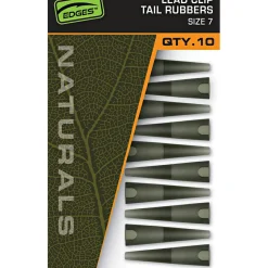 Fox EDGES™ Naturals Lead Clip Tail Rubbers - Size 7< Karpfenangeln-Zubehör