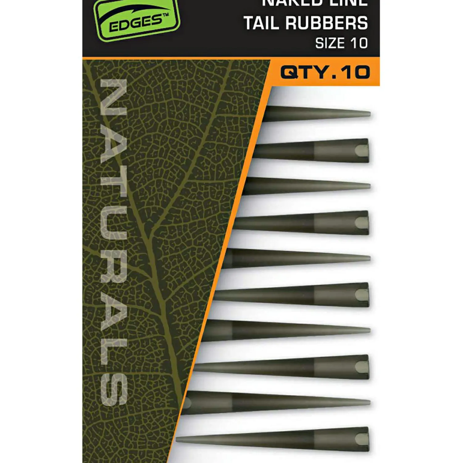 Discount EDGES™ Naturals Naked Line Tail Rubbers - Size 10 Karpfenangeln-Zubehör