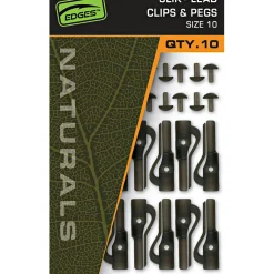 Best EDGES™ Naturals Slik Lead Clip & Pegs - Size 10 Karpfenangeln-Zubehör