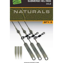 Sale EDGES™ Naturals Submerge Heli Rig Leaders Karpfenangeln-Zubehör