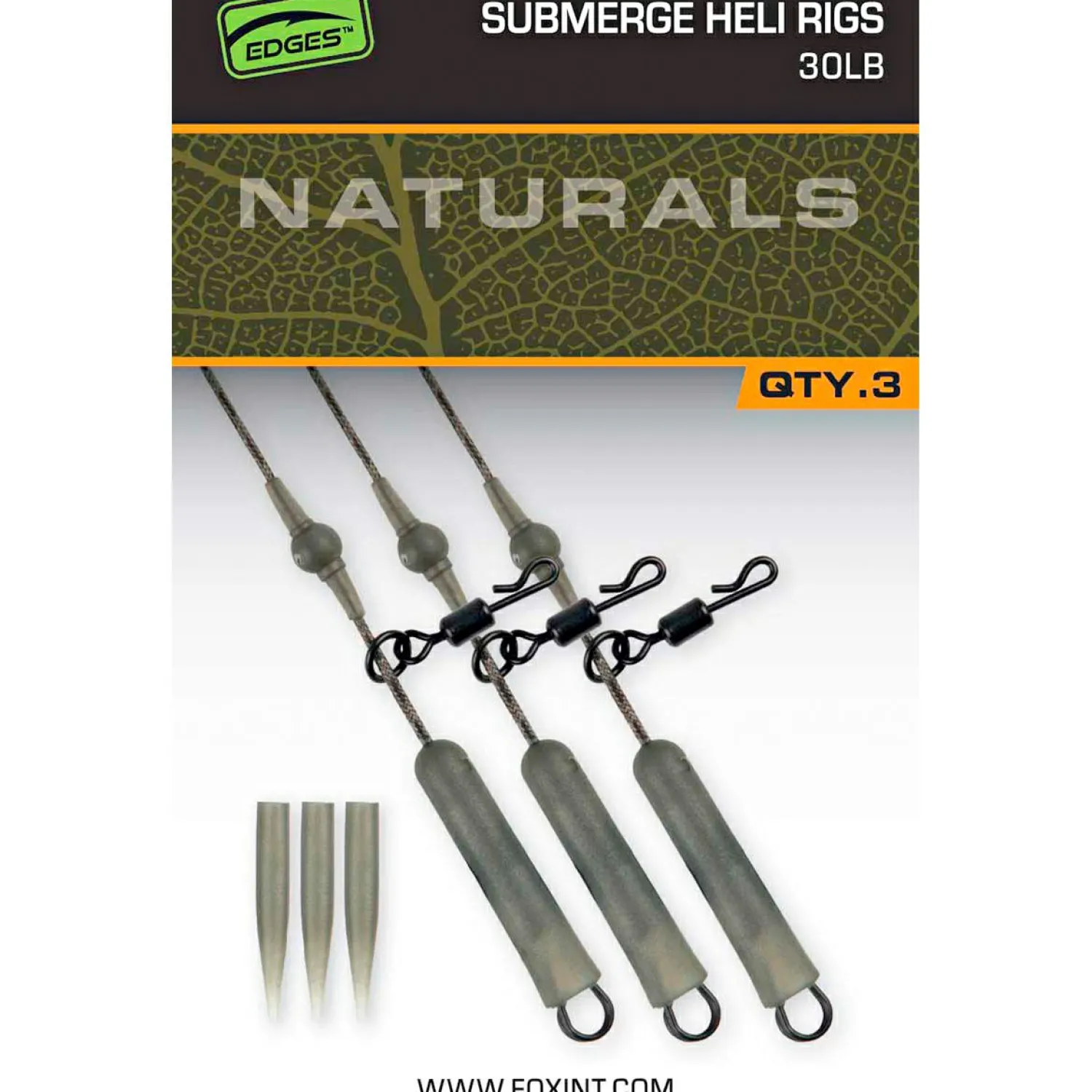 Sale EDGES™ Naturals Submerge Heli Rig Leaders Karpfenangeln-Zubehör
