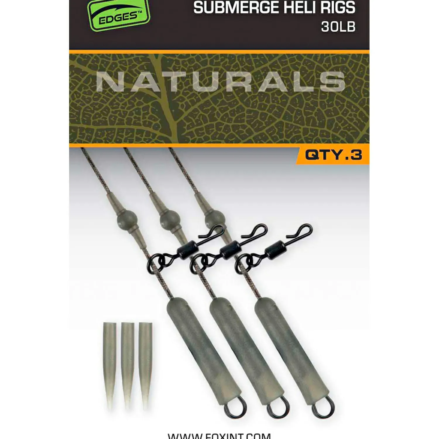 Sale EDGES™ Naturals Submerge Heli Rig Leaders Karpfenangeln-Zubehör
