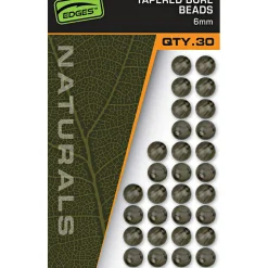 Fox EDGES™ Naturals Tapered Bore Beads - 6mm< Karpfenangeln-Zubehör